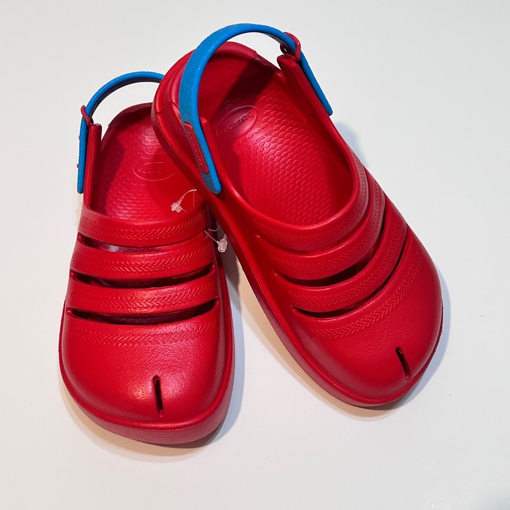 NEW HAVAIANAS Kids Clog RED SZ-13C/1Y/29-30 - Picture 8 of 15